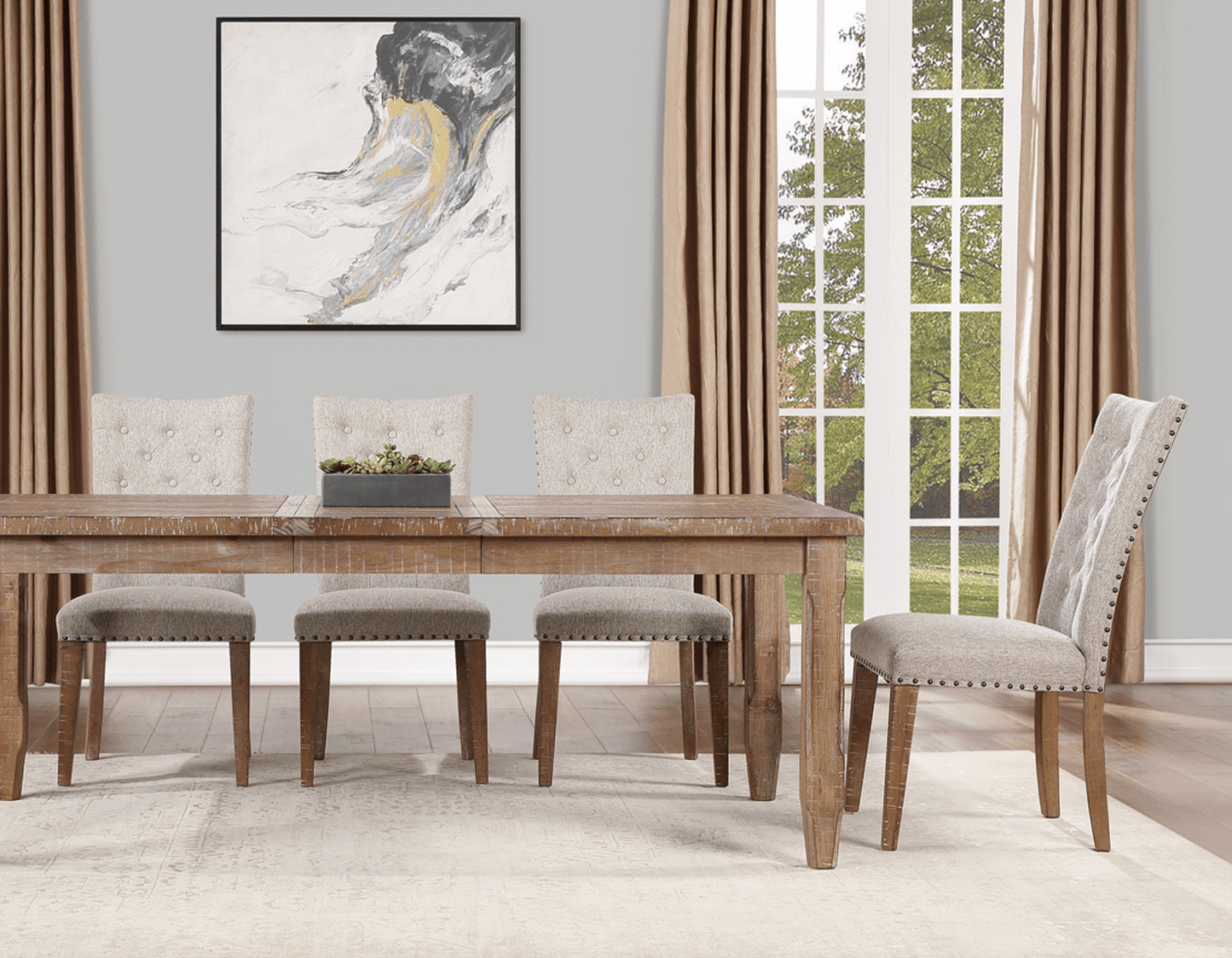 Riverdale Upholstered 5-Piece Dining Set
