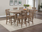 Riverdale 7-Piece Counter Set (Counter Table , 6 Side Chairs)