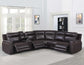 Doncella Dual-Power Leatherette 6-Piece Sectional (LAFRPU,RAFRPU,CNPU,ACPU,ARPU,WPU)