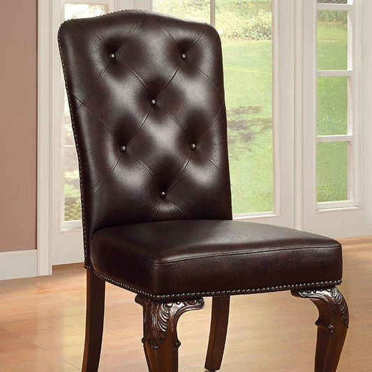 Bellagio-Leatherette Side Chair (2/Box)