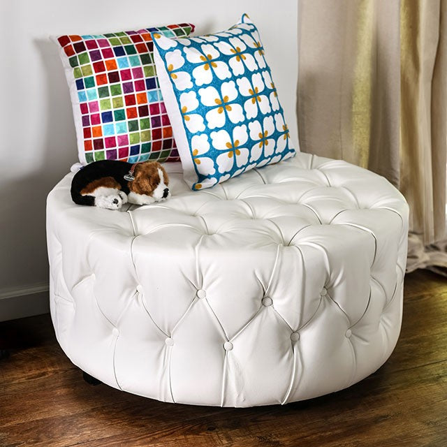 Latoya-Round Ottoman