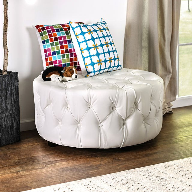 Latoya-Round Ottoman