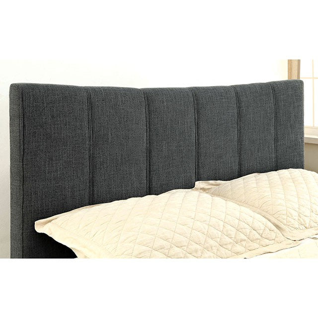 Ennis-Queen Bed, Dark Gray