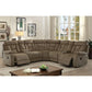 Maybell-Sectional w/ 2 Consoles, Mocha