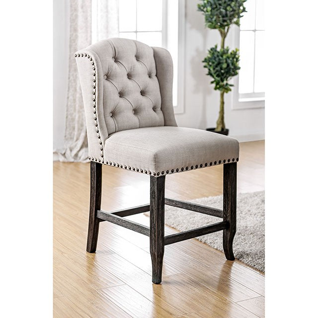 Sania-Counter Ht. Wingback Chair (2/Box)