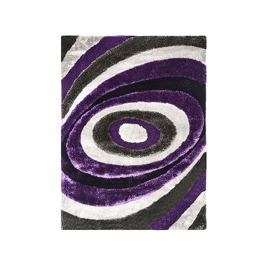 Winnipeg-5' X 7' Gray & Purple Area Rug