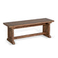 Doe Valley Side Bench w/ Wood Seat