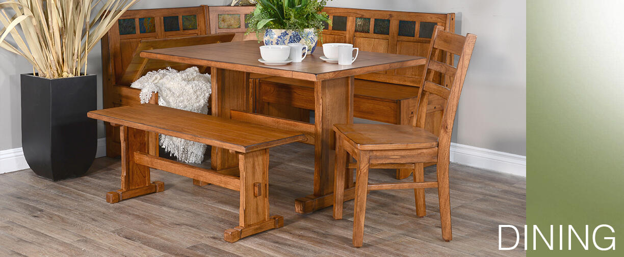 Sedona Side Bench w/ Wood Seat