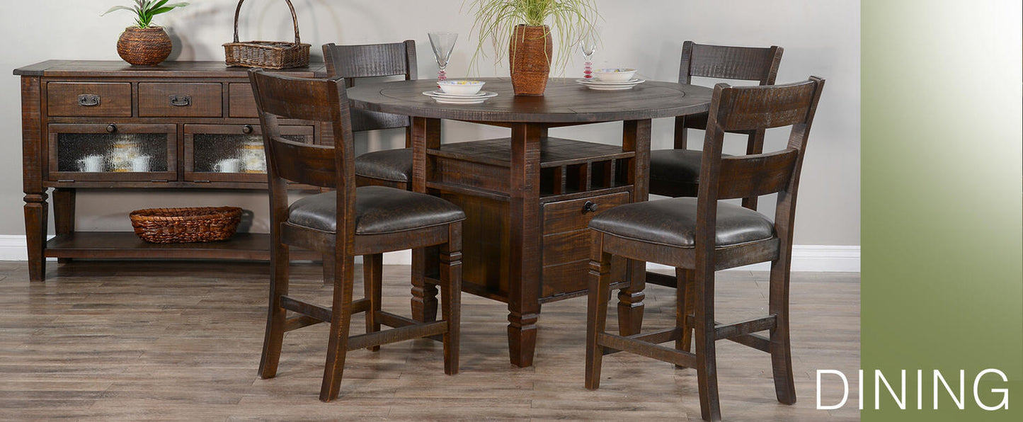 24 H Homestead Stool w/ Cushion Seat