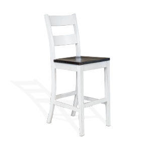 30"H Ladderback Barstool