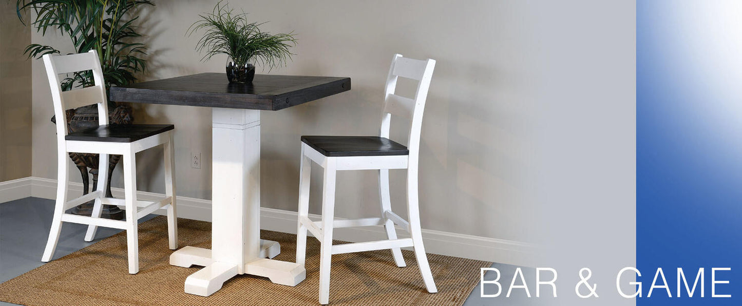 30"H Ladderback Barstool