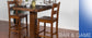 30"H Tuscany Ladderback Barstool w/ Wood Seat