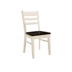 Carriage House Ladderback Chair w/ Wood Seat