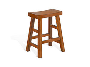 24"H Sedona Saddle Seat Stool