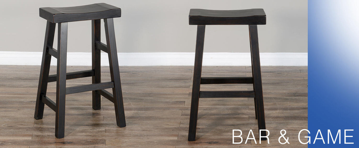 30"H Saddle Seat Stool