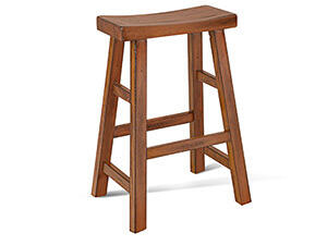 30"H Sedona Saddle Seat Stool