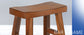 24"H Sedona Saddle Seat Stool
