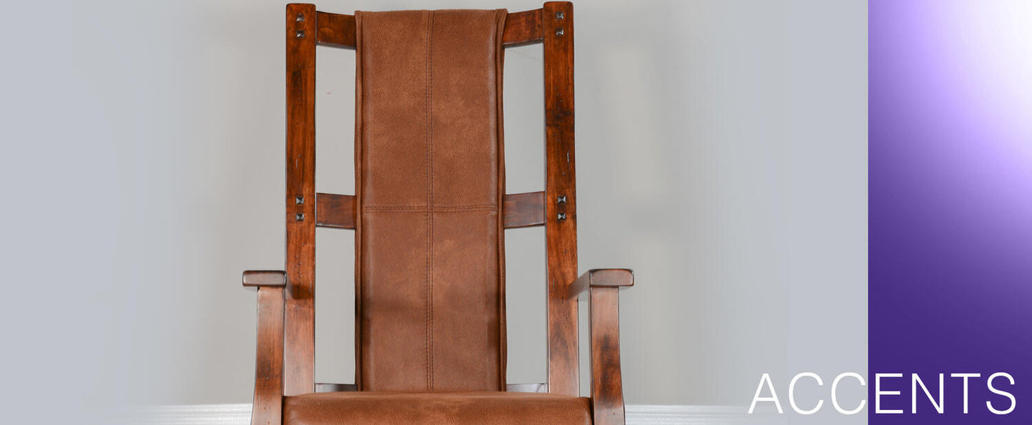 Santa Fe Rocker w/ Cushion Seat & Back