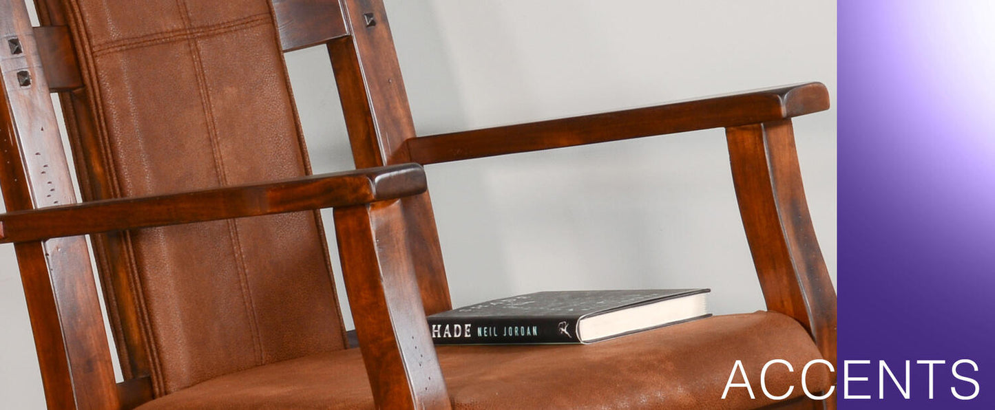 Santa Fe Rocker w/ Cushion Seat & Back