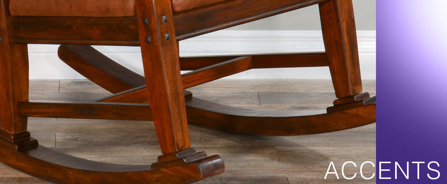 Santa Fe Rocker w/ Cushion Seat & Back