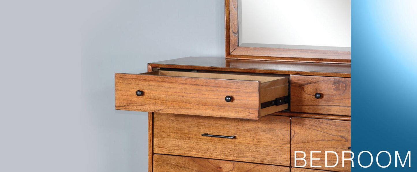 American Modern Queen Panel Bed