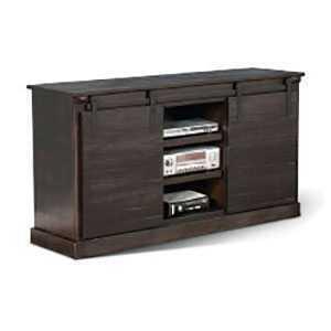 65 TV Console w/ Barn Door