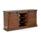 65 TV Console w/ Barn Door