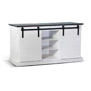 65" TV Console w/ Barn Door