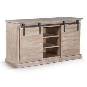 65" TV Console w/ Barn Door