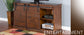 65 TV Console w/ Barn Door