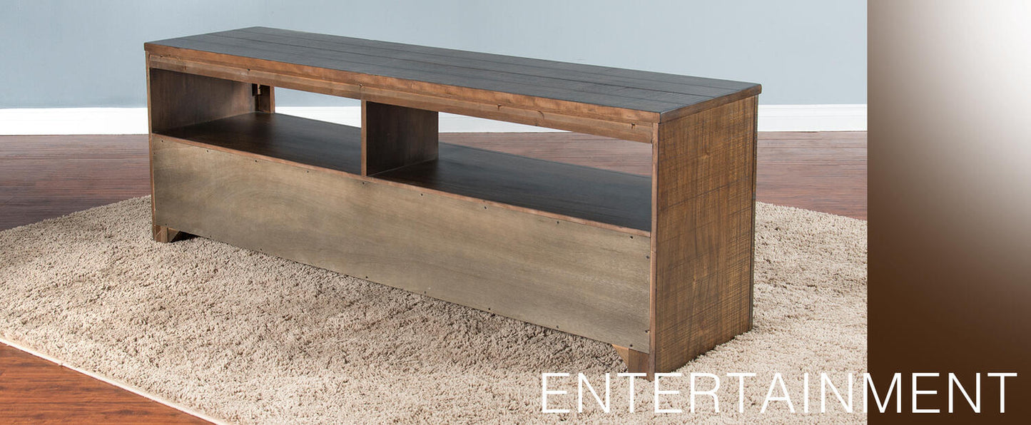 Homestead 74" TV Console w/ 3 Drawers