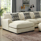 Kaylee-U-Shaped Sectional (Left Chaise) + Ottoman