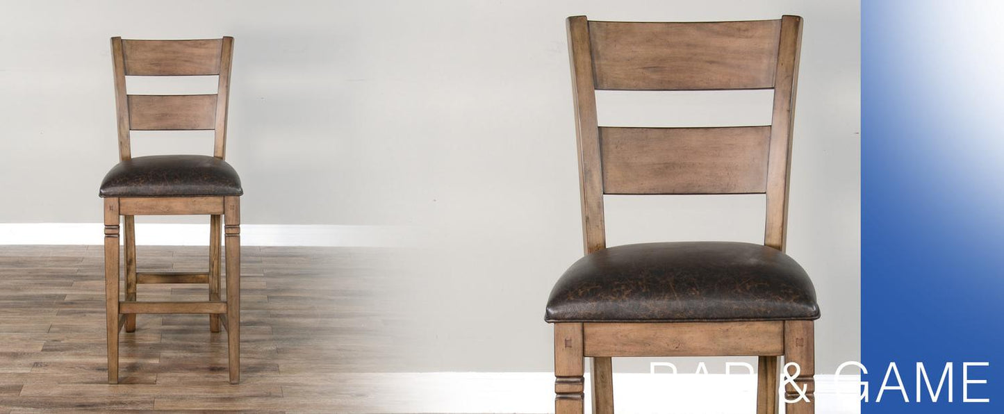 30"H Ladderback Barstool