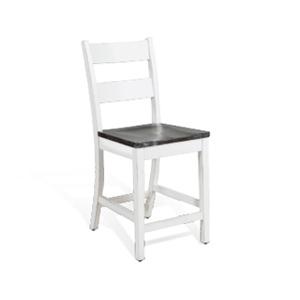 24"H Ladderback Barstool