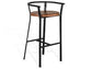 30"H Barstool, Wood Seat