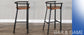 30"H Barstool, Wood Seat