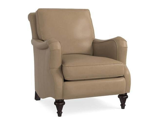 Oxford Leather Accent Chair