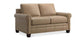 Carolina Leather Panel Arm Loveseat