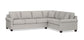 Carolina Panel Arm L-Shaped Sectional