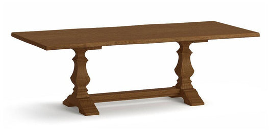 Harvest Oak Live Edge Dining Table