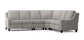 Motion Reclining Fabric L Sectional