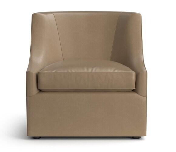 Sylva Leather Accent Chair