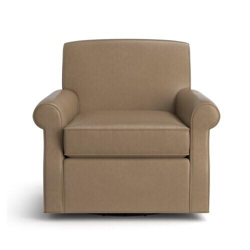 Brevard Leather Swivel Chair