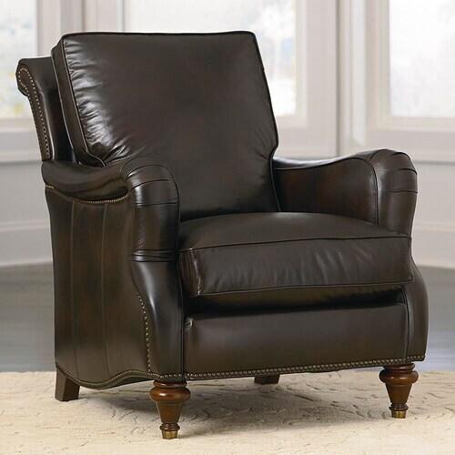 Oxford Leather Accent Chair