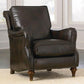 Oxford Leather Accent Chair