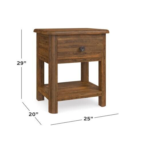 Heritage Maple Bedside Table