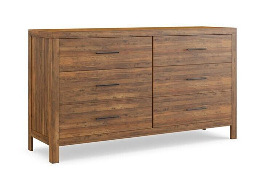 Midtown Maple 6 Drawer Dresser