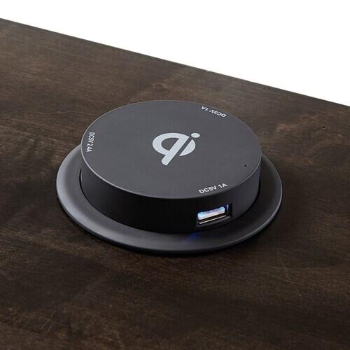 Midtown Maple Charging Nightstand