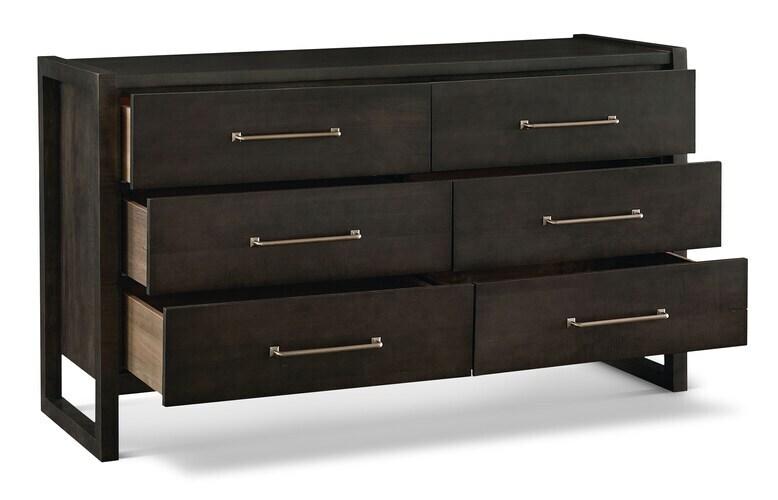 Braddock Maple 6 Drawer Dresser