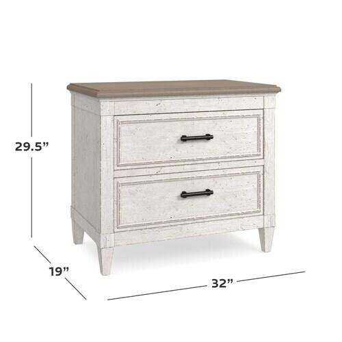Bella Wood Top Nightstand